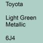 Preview: Toyota, Light Green Metallic, 6J4.